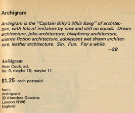Archigram Ad